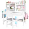 GDLF Kids Desk and Chair Set, Height Adjustable Kids Study Table, Ages 5-12 view 1