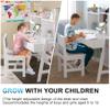 GDLF Kids Desk and Chair Set, Height Adjustable Kids Study Table, Ages 5-12 view 2