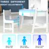 GDLF Kids Desk and Chair Set, Height Adjustable Kids Study Table, Ages 5-12 view 3