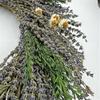 Bergamo Art Preserved Decorative Real Lavender Wreaths in Purple view 4