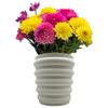 Bergamo Art Modern Beige Ceramic Vase in Beige view 4
