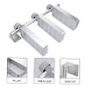 BRIGHTFUFU Aluminium Spice Rack Knife Holder Kitchen Storage Rack Tiered Flavor Bottle Shelf view 4