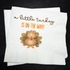 A Little Turkey' is on the Way Thanksgiving, Baby Shower Fall Turkey Baby Shower - Cocktail, Napkins Set of 25 view 1