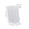 HOLIDYOYO 6pcs Wall-mounted Utensil Organizer for Chopsticks Spoons and Forks No Drill Cutlery Holder Space-saving Draining Basket for Kitchen Storage Stylish and Simple Design view 2