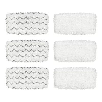YUGHKBN 6 Pack Steam Mop Pad Compatible for Bissell Powerfresh Vac & Steam 2747A, 1132 1543 1632 1652 Symphony Vacuum and Steam Mop Series Parts