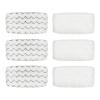 YUGHKBN 6 Pack Steam Mop Pad Compatible for Bissell Powerfresh Vac & Steam 2747A, 1132 1543 1632 1652 Symphony Vacuum and Steam Mop Series Parts view 1