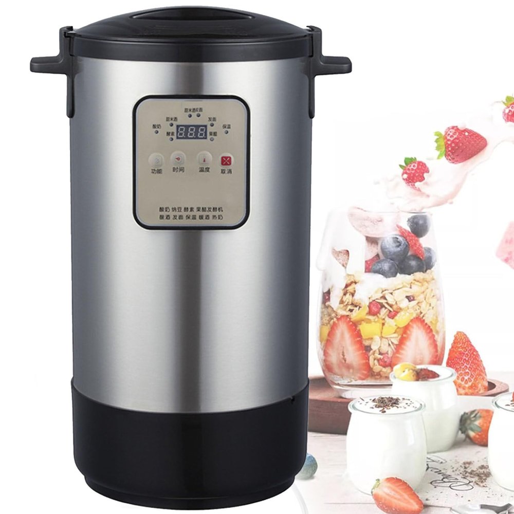 JYXYXSCP Electric Fermenter Machine 12L/3.17Gal Commercial Yogurt Maker Home DIY Yoghourt Container Automatic Constant Temperature Natto Machine