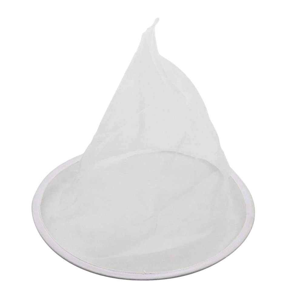 SHOWERORO Nylon Mesh Filter Bag Cone Shape Honey Filter Strainer for Home Bucket Honey Strainer