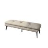 DIEYPOL Bench for Bedroom End of Bed Upholstered Bedroom Bench Leather Foot Stool Entrance Bench for Dining Room Living Room Bedroom End of Bed(White) view 1