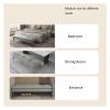 DIEYPOL Bench for Bedroom End of Bed Upholstered Bedroom Bench Leather Foot Stool Entrance Bench for Dining Room Living Room Bedroom End of Bed(White) view 3