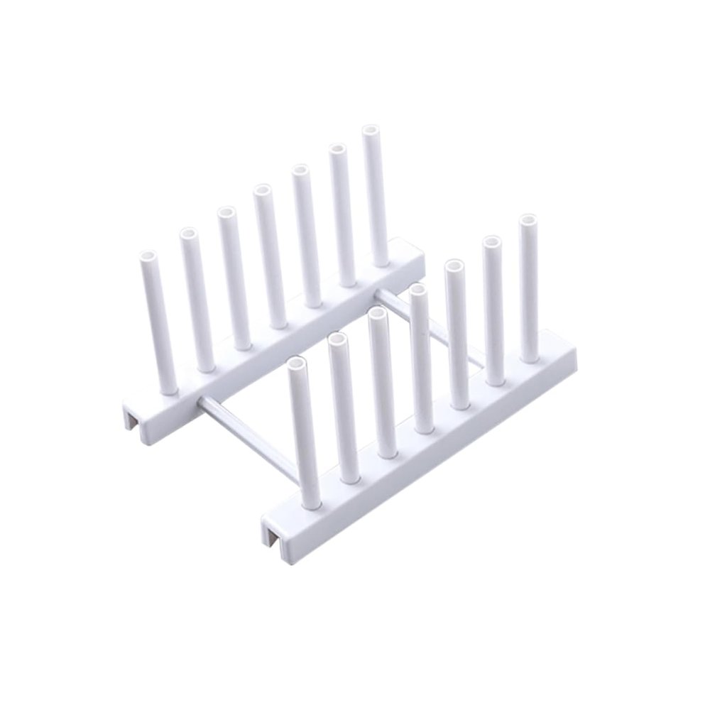BRIGHTFUFU Drying Rack Dishes Dish Plate Rack Pot Cover Holder Cover Lid Organizer Over Sink Space Saving