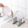 BRIGHTFUFU Drying Rack Dishes Dish Plate Rack Pot Cover Holder Cover Lid Organizer Over Sink Space Saving view 3