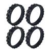 HLJEGCMH Robot Vacuum Cleaner Drive Wheel Leather Ring Accessories, Compatible for Roborock S50 S55 S51 S6 S4 S5 S7 T6 T7 T7S T4 G10, Vacuum Cleaner Tire Ring(S50) view 1