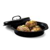 13 Enamel Roaster With Lid Oval Roasting Pan For Oven with 11"Inner Diameter Broiler Pan Suitable For Dining With Two People High Temperature Resistance Dishwasher Safety Gift Idea for Christmas view 1