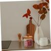 DECHOUS 1set Honey Glass Jar with Dipper Elegant Storage for Honey Effortless Serving Space-efficient Design for Home Kitchen Organization Height view 4