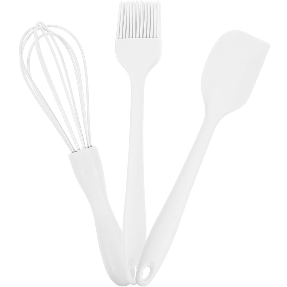 FUNOMOCYA Silicone Baking Tool Egg Scraper Oil Brush Cake Baking Tools for Kitchen