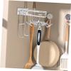 BRIGHTFUFU Kitchen Utensil Hangers Wall-Mounted Rotating Hooks Multi-Purpose Utility Hooks for Kitchen Organization view 3
