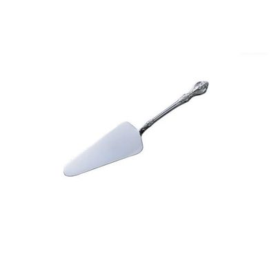 IFAJOOR Flatware Silverware Set, 1/4/6/8/10/12 Pcs 304 Stainless Steel Embossed Handle Cake Spatula Creative Palace Retro Bread Knife Pizza Knife Spatula Baking Home, Tableware Cutlery Set(Silver,1 P