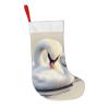 Jyckat 18 Inches Large Size Christmas Stockings, Cute Little swan - Hold All Surprises,Super Soft Plush Cuffs Christmas Decorations Stocking for Party Decoration and Xmas Day view 2
