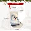 Jyckat 18 Inches Large Size Christmas Stockings, Cute Little swan - Hold All Surprises,Super Soft Plush Cuffs Christmas Decorations Stocking for Party Decoration and Xmas Day view 4
