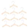Luxshiny 10pcs Wear-Resistant Wooden Hangers for Pet Clothing Cat and Dog Clothes Hangers for Home Travel and Balcony Use view 1