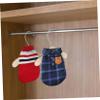 Luxshiny 10pcs Wear-Resistant Wooden Hangers for Pet Clothing Cat and Dog Clothes Hangers for Home Travel and Balcony Use view 4