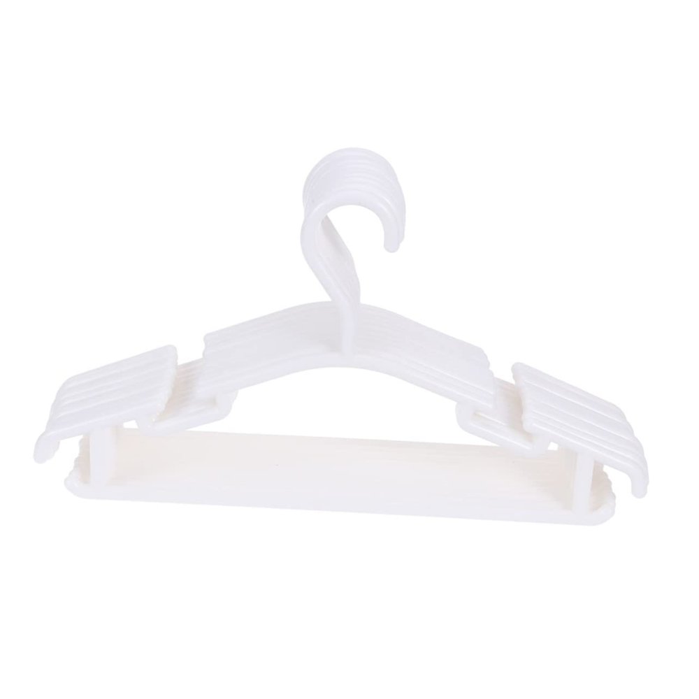 ABOOFAN 10pcs Non-Slip Plastic Suit Hangers Heavy Duty Hangers for Closet Space Saving Organizer