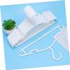 ABOOFAN 10pcs Non-Slip Plastic Suit Hangers Heavy Duty Hangers for Closet Space Saving Organizer view 3