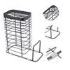 ASAKKURA Stainless Steel Knife Block Butcher Block Holder Kitchen Utensil Organizer view 3