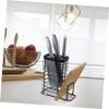 ASAKKURA Stainless Steel Knife Block Butcher Block Holder Kitchen Utensil Organizer view 4