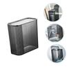ANDRESLAD Garbage Can Lightweight Sturdy Pet Trash Can for Home Kitchen Office Bedrooms Bathroom view 3