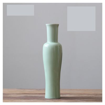 ZOCWJK Vase Ceramic Vase Chinese Style Large Retro Flower Jar Zen Flower Container Flower Vases (C