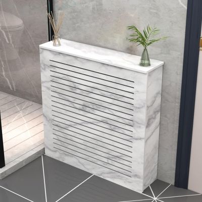 DSEWTEZXI Modern Heater Covers with Storage Platform, Breathable Bedroom Radiator Cabinet Shelf, Living Room steam Radiator Covers, Indoor Corridor Radiator Covers, Radiator Decoration Covers.