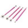 Kemcatui 4Pcs Pink Ball Shaped Cake Dotting Tool view 2