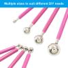 Kemcatui 4Pcs Pink Ball Shaped Cake Dotting Tool view 4