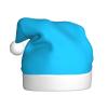 YzgWjBhd Solid Color Light Blue Print Santa Hat for Unisex Adult, Funny Xmas Holiday Hats, Cute Christmas Accessory view 1