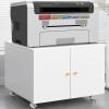 2Door Mobile Printer Cabinet with Sliding Doors and Adjustable Shelves Steel Office Storage for Copiers Printers & Files Home Office Furniture view 1