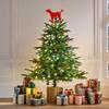 Dog Christmas Tree Topper - Custom Christmas Tree Decorations - Tree Toppers Christmas Decorations - Dog Ornaments for Christmas Tree - Christmas Tree Toppers - Tree Topper - Christmas view 3