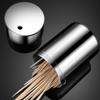 SONGCHAO Toothpick Dispenser Stainless Steel Toothpick Holder Large Capacity Toothpick Box Hotel Toothpick Jar Toothpick Bottle Toothpicks for Appetizers view 3