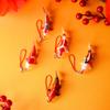 3D Handmade Koi Fish Kumquat Ornament Lunar New Year Prosperity TET Dcor & Accessory (2.36 INCHES, 1 Unit-Premium Quality, Asagi Edition) view 3