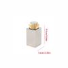 SONGCHAO Toothpick Dispenser Stainless Steel Square Toothpick Holder Plastic Push-Type Automatic Toothpick Box Cotton Swab Box Toothpick Barrel Toothpick Box Toothpicks for Appetizers view 2