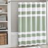 Madison Park Shower Curtain Spa Waffle Weave Extra Long Shower Curtain for Bathroom 3M Scotchgard Moisture Management, Spa Quality Modern Shower Curtains for Bathroom, Extra Long 72"x84" Sage Green view 1