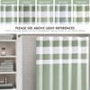 Madison Park Shower Curtain Spa Waffle Weave Extra Long Shower Curtain for Bathroom 3M Scotchgard Moisture Management, Spa Quality Modern Shower Curtains for Bathroom, Extra Long 72"x84" Sage Green view 4