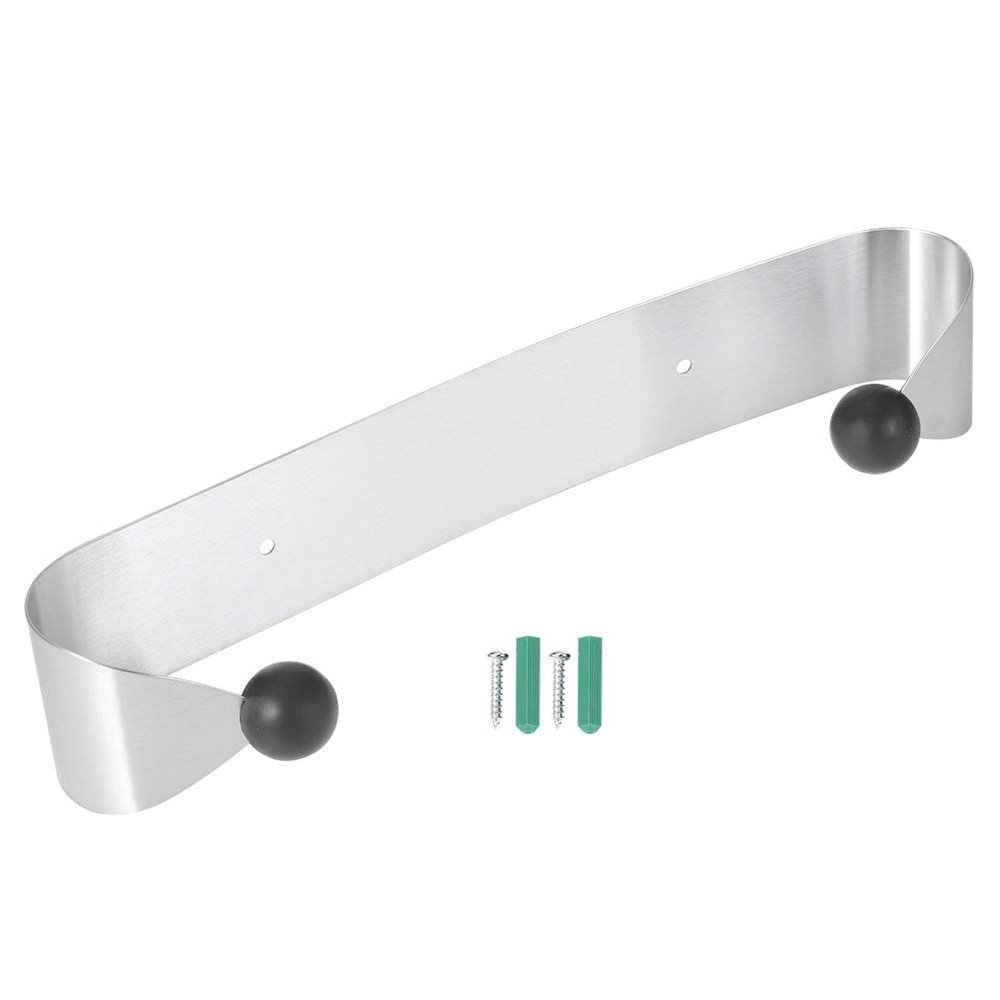 Miskall Paper Towel Holder, Wall Mounted Paper Towel Holder Stainless Steel Roll Paper Rack for Kitchen Under Cabinet