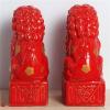 Chinese Foo Dogs Statues Pair,Beijing Lions Statue Feng Shui Fu Dogs Home Office Table Decor Ceramic Ornaments Housewarming Sculpture view 4