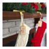 EdenBEbows Custom Personalized Wooden Christmas Stocking Name Tag - Made in USA (6 Pack) view 2