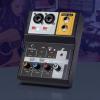 SPYMINNPOO Mixer Sound Board Console, Professional 2 Channel Desk System Interface Recording Sound Mixer with USB, XLR, Phantom Power for PC Live Broadcasting, Karaoke view 2