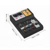 SPYMINNPOO Mixer Sound Board Console, Professional 2 Channel Desk System Interface Recording Sound Mixer with USB, XLR, Phantom Power for PC Live Broadcasting, Karaoke view 4