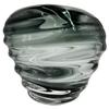 Bergamo Art 7" High Premium Contemporary Glass Vase in Grayish Blue view 4