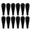 Xmas 12pcs Black Hanger Shoulder Pads Flocking Clothing Protectors view 1